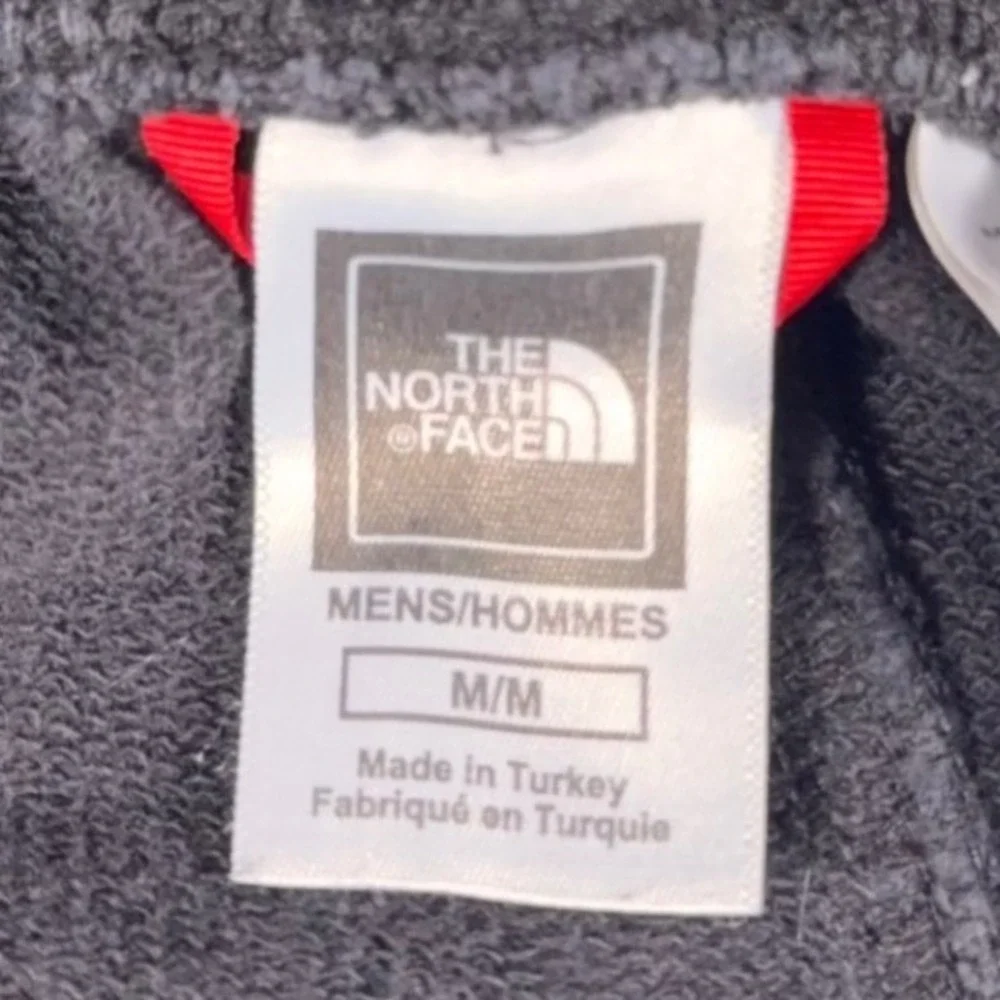 The North Face Mens Distressed Sweat Shorts Black Cotton Drawstring Logo Large